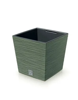 Kvetináč Furu 24 cm Square LOW zelený