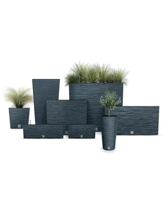 Kvetináč Furu 24 cm Square LOW zelený