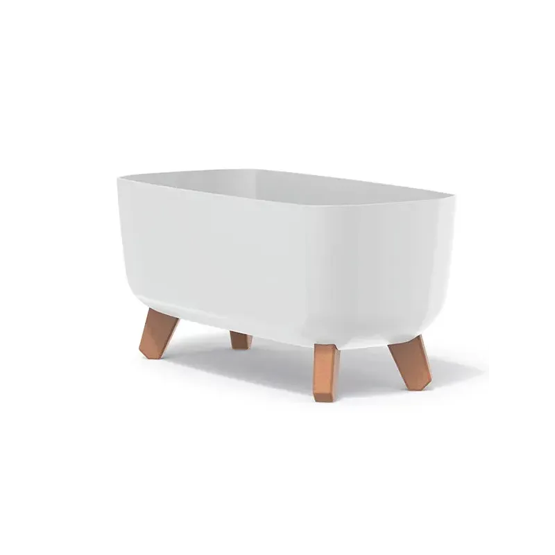 Kvetináč 58 cm Gracia Case biely