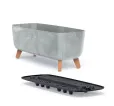 Kvetináč 39 cm Gracia Case Beton Effect svetlo šedý Kvetináč 39 cm Gracia Case Beton Effect svetlo šedý