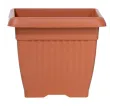 Kvetináč Terra 15 cm hranatý terakota