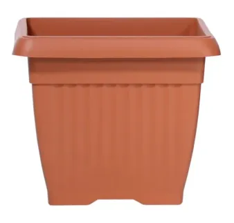 Kvetináč Terra 30 cm hranatý terakota