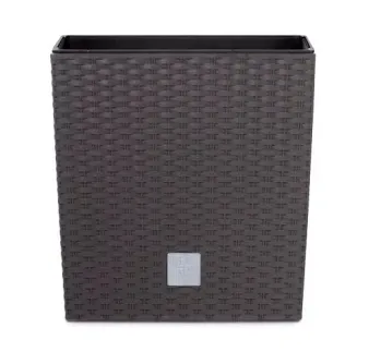 Kvetináč Rato LOW 26,5 cm s vkladom umbra