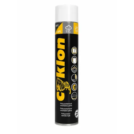 Cyklon Montážna PU pena celoročná 750 ml sprej