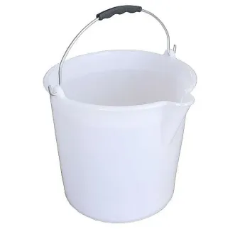Vedro PVC s výlevkou 12 l, biela