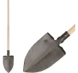 Rýľ Gardex 1300 g, kovaný, so stupačkou, drevená násada