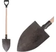 Rýľ Gardex 1250 g, kovaný, špicatý, drevená násada D
