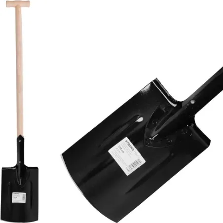 Rýľ Strend Pro Styler X04, rovný, drevená násada T