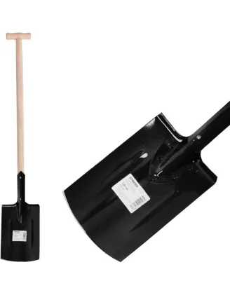 Rýľ Strend Pro Styler X04, rovný, drevená násada T