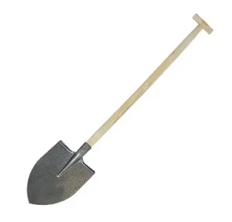 Rýľ s násadou, špicatý, silný, tvar T