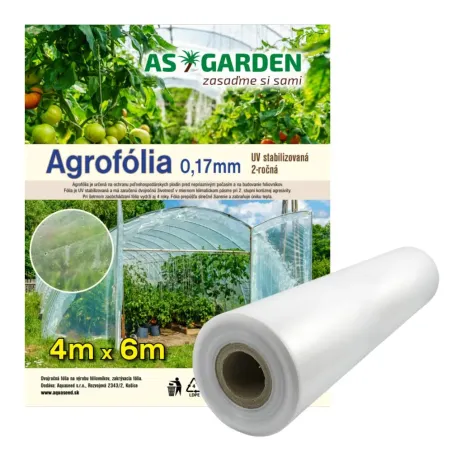 Agrofólia 0,17 mm 4 × 6 m AS Garden