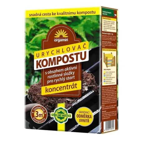 Forestina Orgamin urýchľovač kompostu s obsahom aktívnej rastlinnej zložky pre rýchly štart koncentrát 1 kg