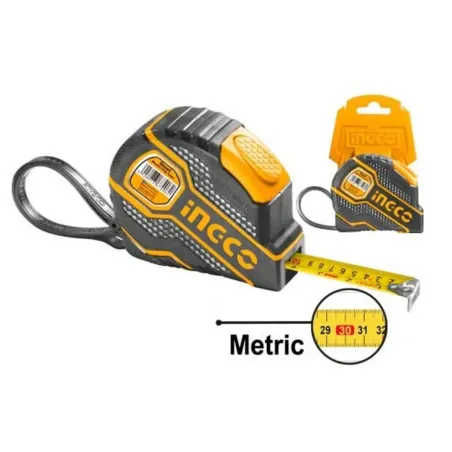 Meter 3 m x 16 mm zvinovací Selflock Ingco