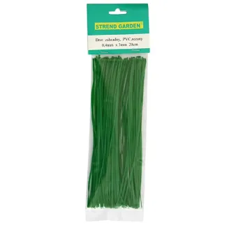 Drôt PVC 0,4 × 3 mm, L-300 mm, viazací, bal. 100 ks