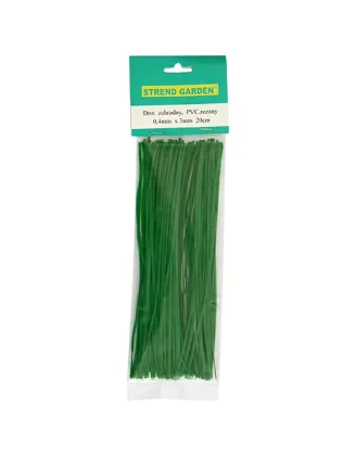 Drôt PVC 0,4 × 3 mm, L-300 mm, viazací, bal. 100 ks