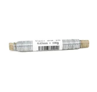Drôt 0,65 mm, návin 85 g, Zn, pozinkovaný
