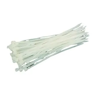Páska sťahovacia 250 × 3,6 mm CT66BW, 50 ks, biela, nylon, viazacia