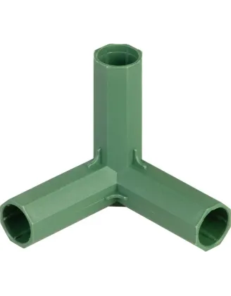 Spojka, 16 mm, rohová, konektor na záhradné oporné tyče