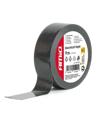 AMiO - Izolačná páska 19 mm x 9 m, čierna