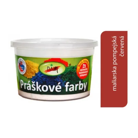 PAM Prášková farba maliarska: červená pompejská 0,25 kg