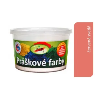 PAM Prášková farba maliarska: červená svetlá 0,25 kg