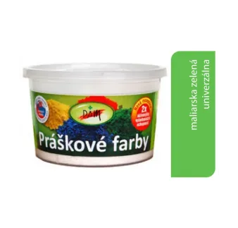 PAM Prášková farba maliarska: zelená univerzálna 0,25 kg