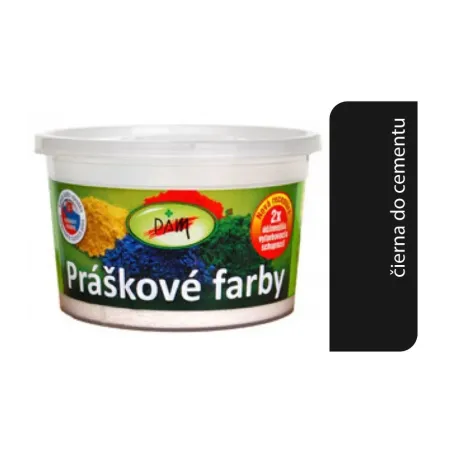 PAM Prášková farba do cementu: čierna 0,25 kg