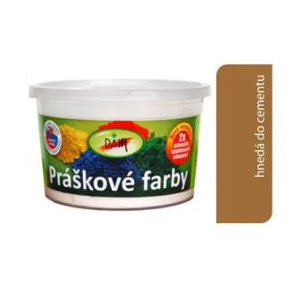 PAM Prášková farba do cementu: hnedá 0,25 kg