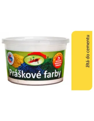 PAM Prášková farba do cementu: žltá tmavá 0,25 kg