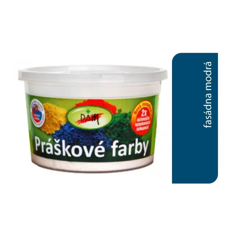 PAM Prášková farba fasádna: modrá 0,25 kg PAM Prášková farba fasádna: modrá 0,25 kg