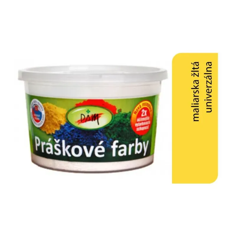 PAM Prášková farba maliarska žltá univerzálna 0,25 kg