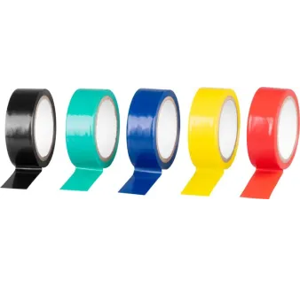 Páska 19 mm, L-5 m, PVC, max. 80°C, 600V, izolačná, rôzne farby, lepiaca, bal. 5 ks