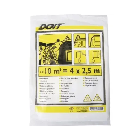 Zakrývacia fólia HDPE 5my/ 4 × 2,5 m