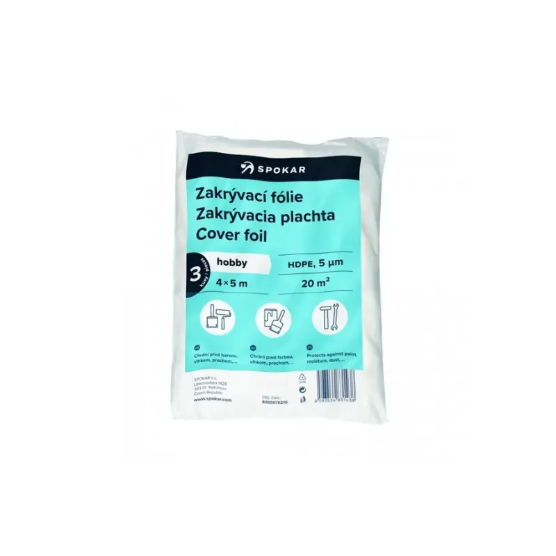 Spokar plachta 4 × 5 m 5MY Hobby 3 ks
