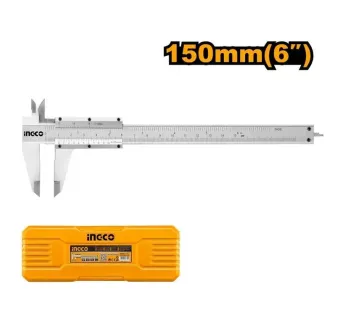 Meradlo posuvné, kovové, 150 mm/0,05 mm, Ingco