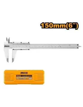 Meradlo posuvné, kovové, 150 mm/0,05 mm, Ingco