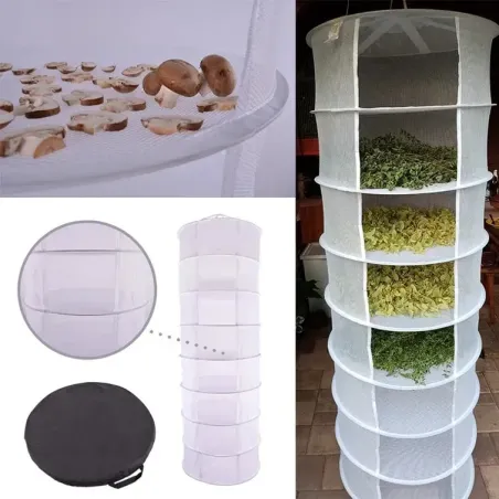 Sieť na sušenie kruhová ø 58 cm, 8-poschodová, Skveler