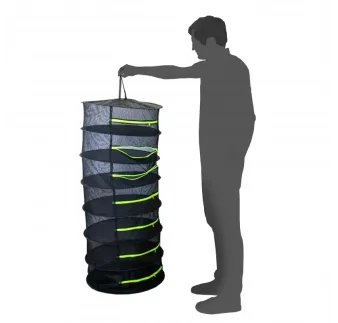 Sieť na sušenie kruhová so zipsom, priemer 58 cm, 7-poschodová, Skveler