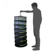 Sieť na sušenie kruhová so zipsom, priemer 58 cm, 7-poschodová, Skveler Sieť na sušenie kruhová so zipsom, priemer 58 cm, 7-poschodová, Skveler