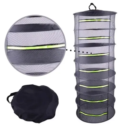 Sieť na sušenie kruhová so zipsom, priemer 58 cm, 7-poschodová, Skveler