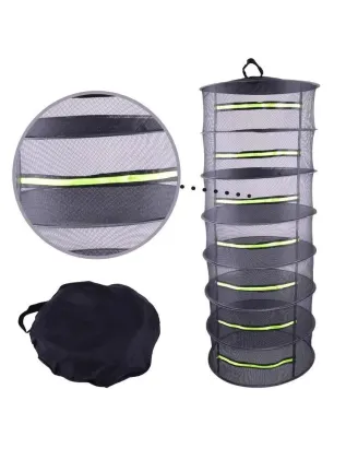 Sieť na sušenie kruhová so zipsom, priemer 58 cm, 7-poschodová, Skveler