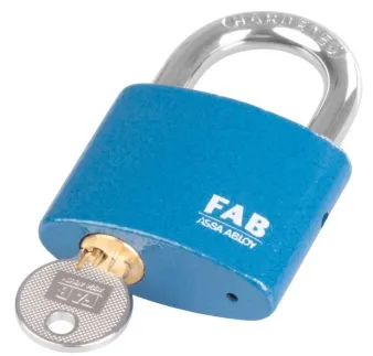 Zámok FAB 30H/45 mm, visiaci, 3 kľúče, Hardened