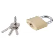Zámok visiaci 40 mm, mosadzný, silný