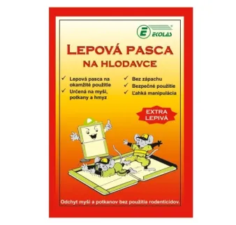 Myši lepová pasca kniha otváracia Ekolas