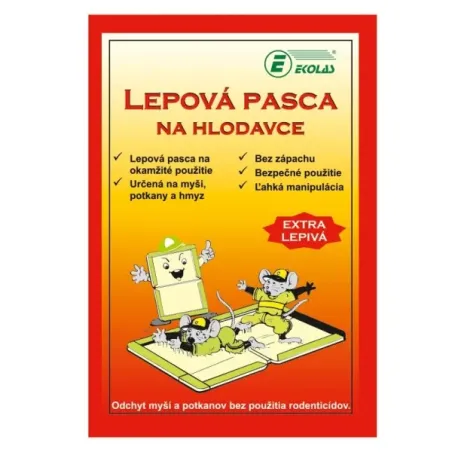 Myši lepová pasca kniha otváracia Ekolas