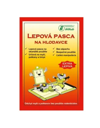 Myši lepová pasca kniha otváracia Ekolas