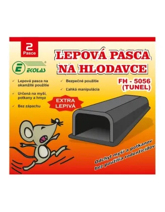 Myši lepová pasca Tunel 2 ks myši a hmyz Ekolas