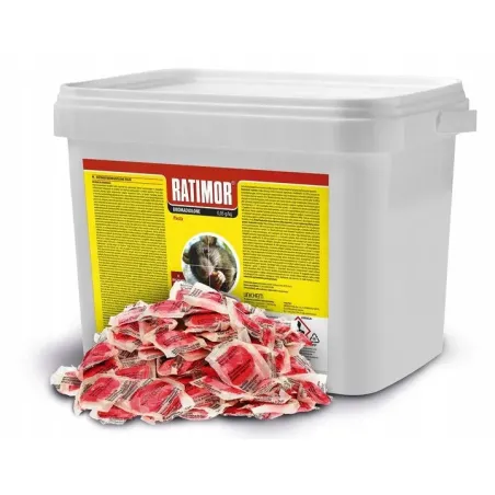 Myši mäkká návnada 5 kg Ratimor Profi