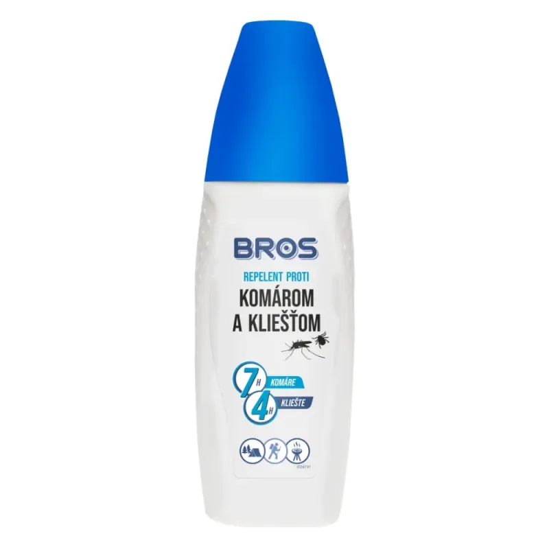 Komáre, kliešte Repelent 100 ml Bros