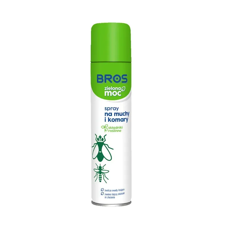 Komáre, muchy zelená sila sprej 300 ml Bros
